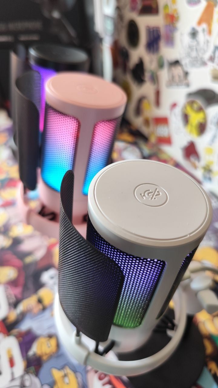 USB мікрофон гіперкардіоїдний конденсаторний мікрофон RGB