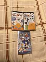 Zestaw gier na psp, loco roco 1+2 i sonic. Gry psp