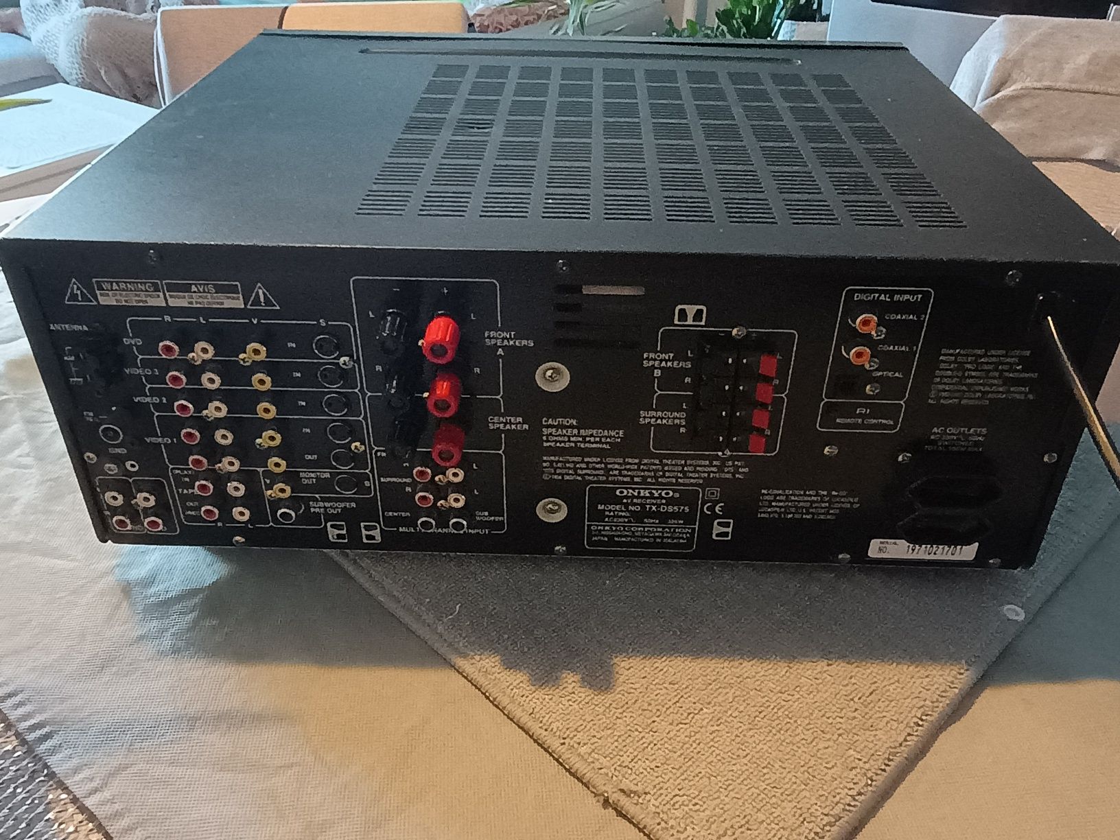 Onkyo TX-DS575 – potężny amplituner 5.1