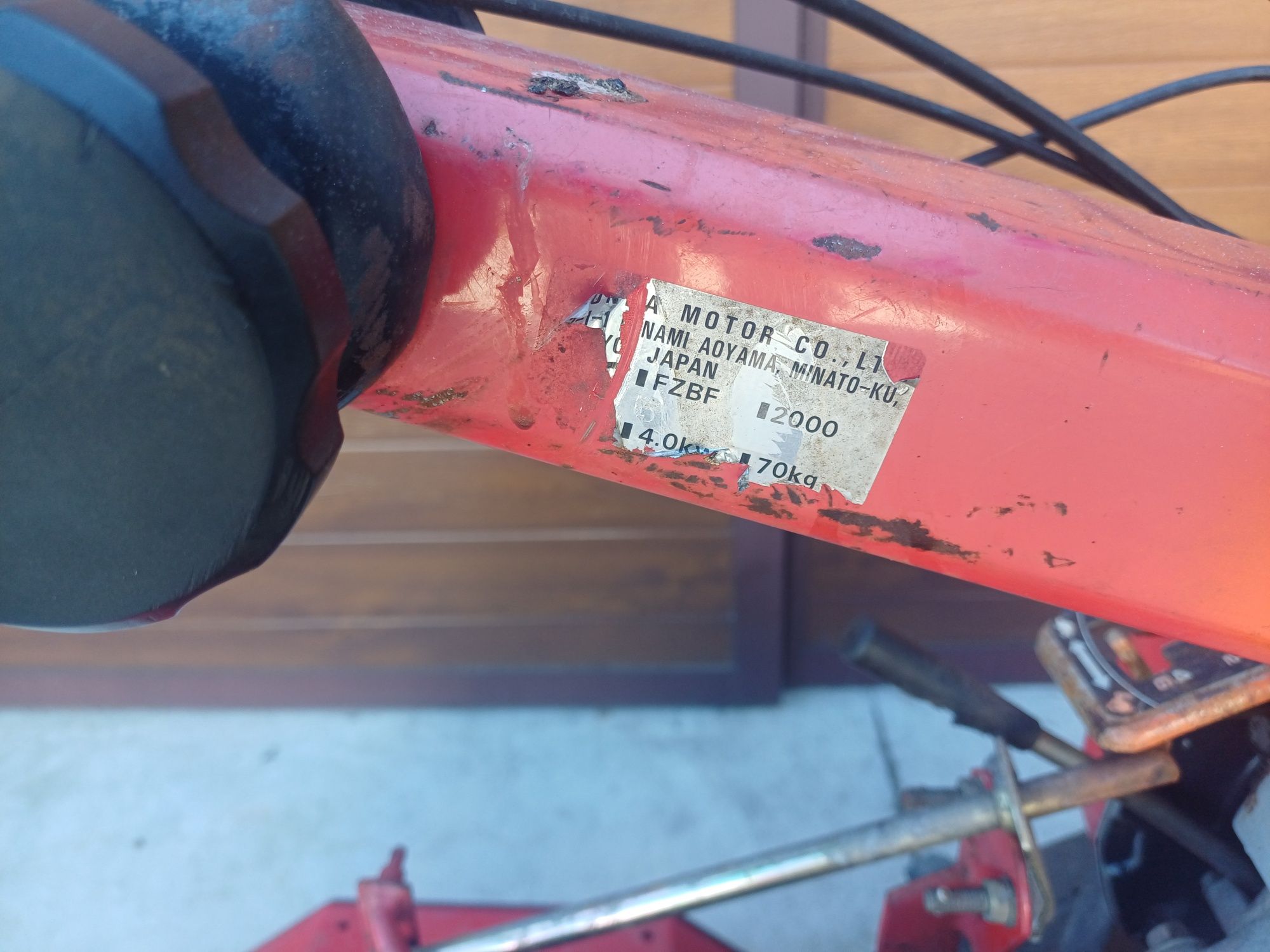 Ciagnik jednoosiowy Honda F560 glebogryzarka Tielburger