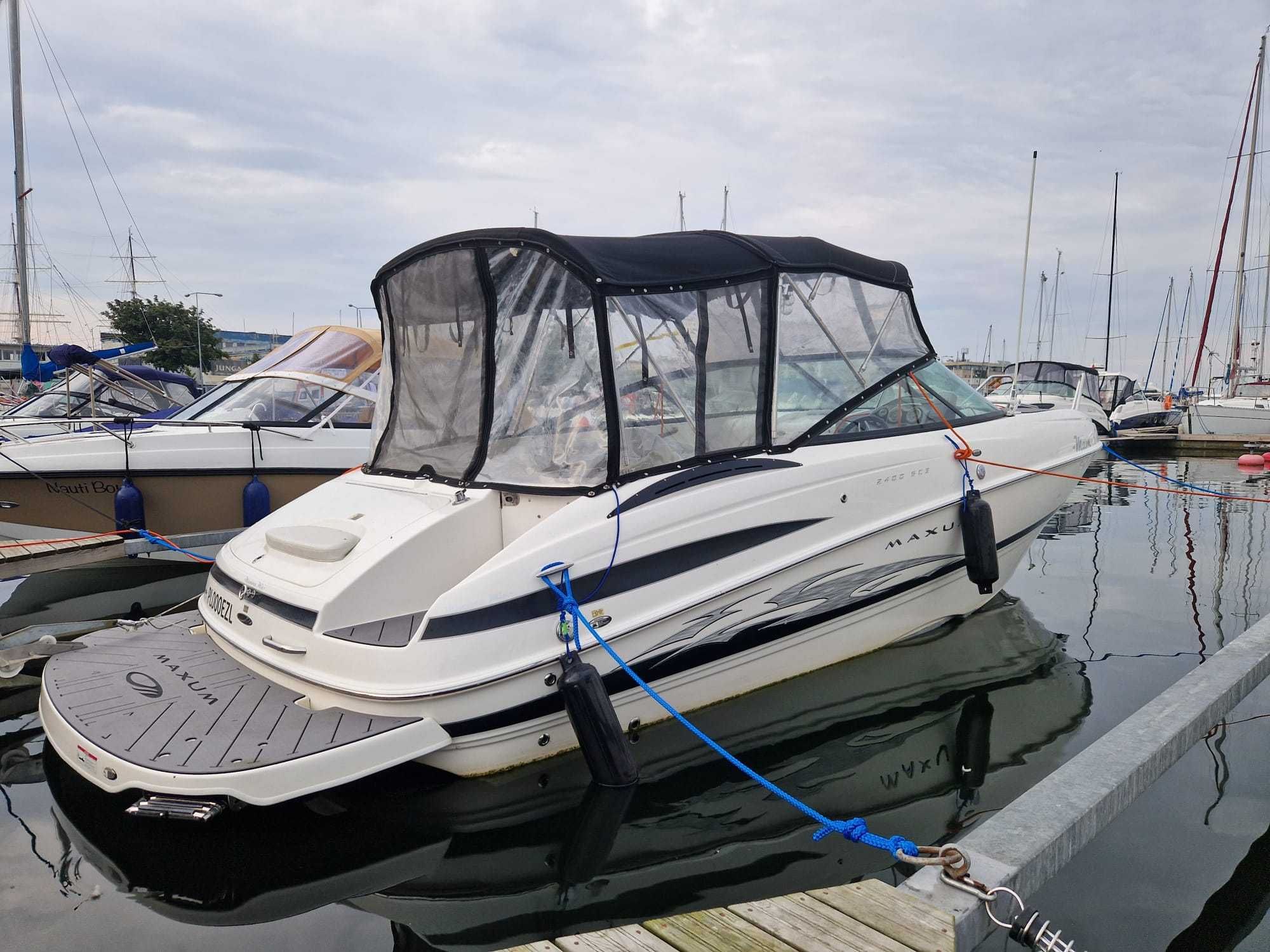 Piękny jacht motorowy łódź Maxum 2400 SC tylko 225h! 260KM Mercruiser
