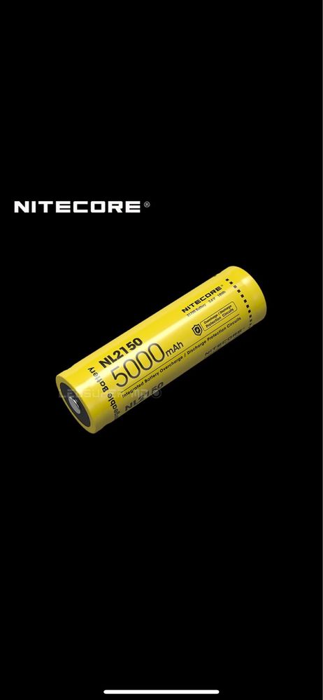 Акумулятор 21700 (5000mAh) Nitecore NL2150