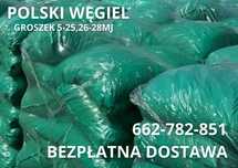 POLSKI WĘGIEL Groszek (5-25) 26-28MJ - Dostawa Gratis PROMNA !