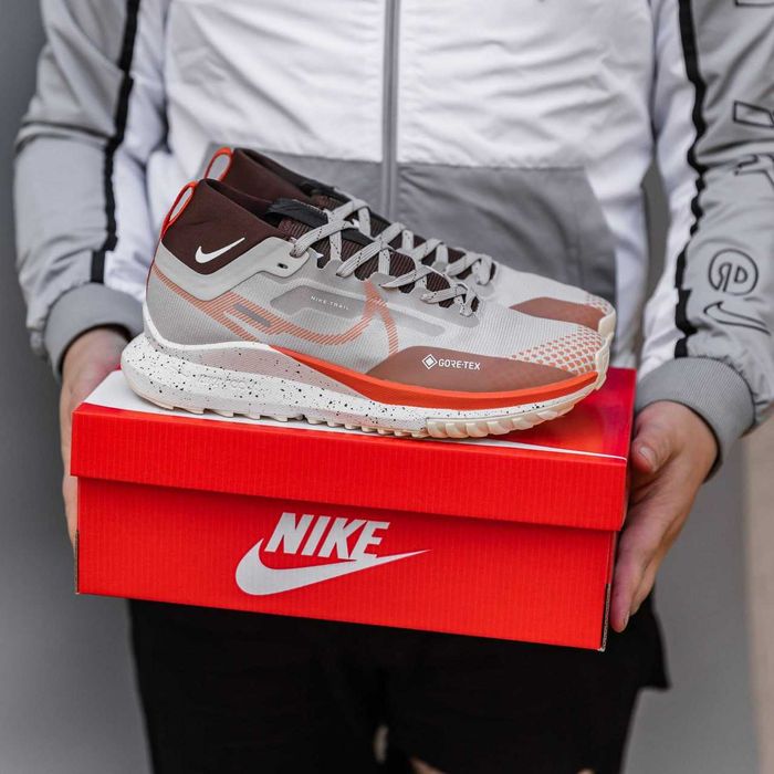 Кросівки Nike React Pegasus Trail 4 Gore-Tex White/Orange premium