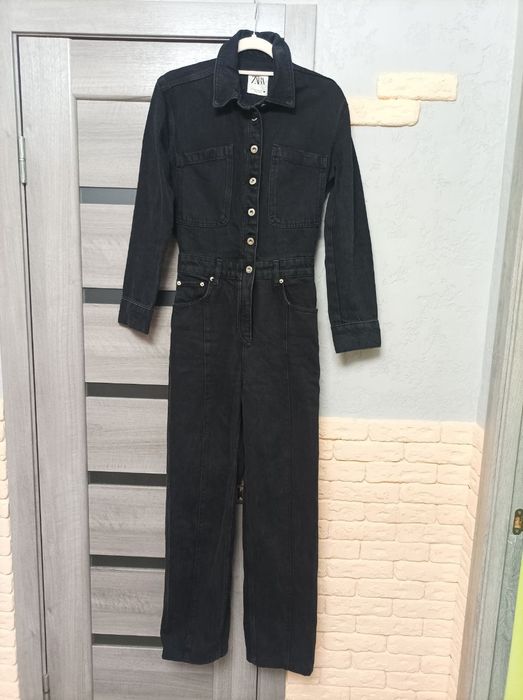 Джинсовий комбінезон Zara Xs,S
