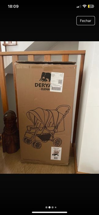 Carrinho Duplo -  Elena Duobuggy Nougat