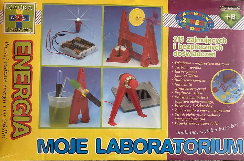 Zabawka edukacyjna labolatorium energia outlet
