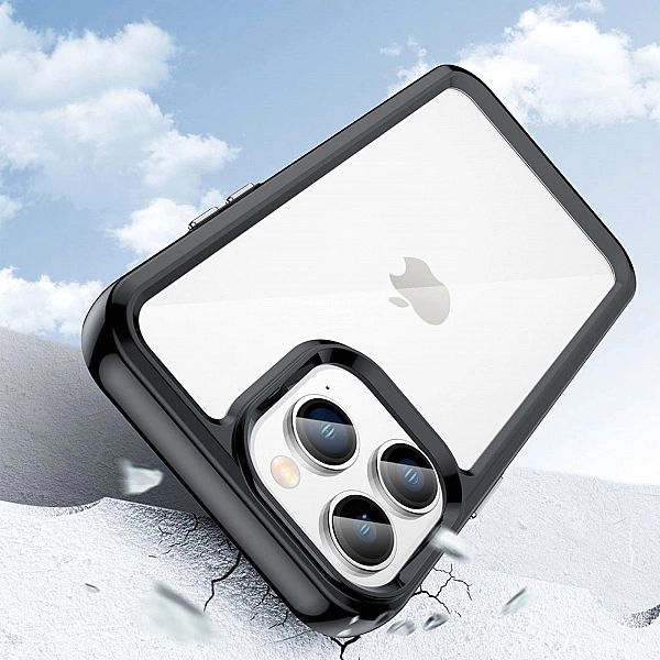 Etui Outer Braders sztywny pokrowiec z żelową ramką do iPhone 14 Pro M