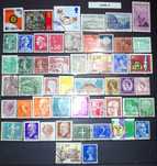 Vários Lotes - 50 Selos Mundiais (Lotes 1 - 8)