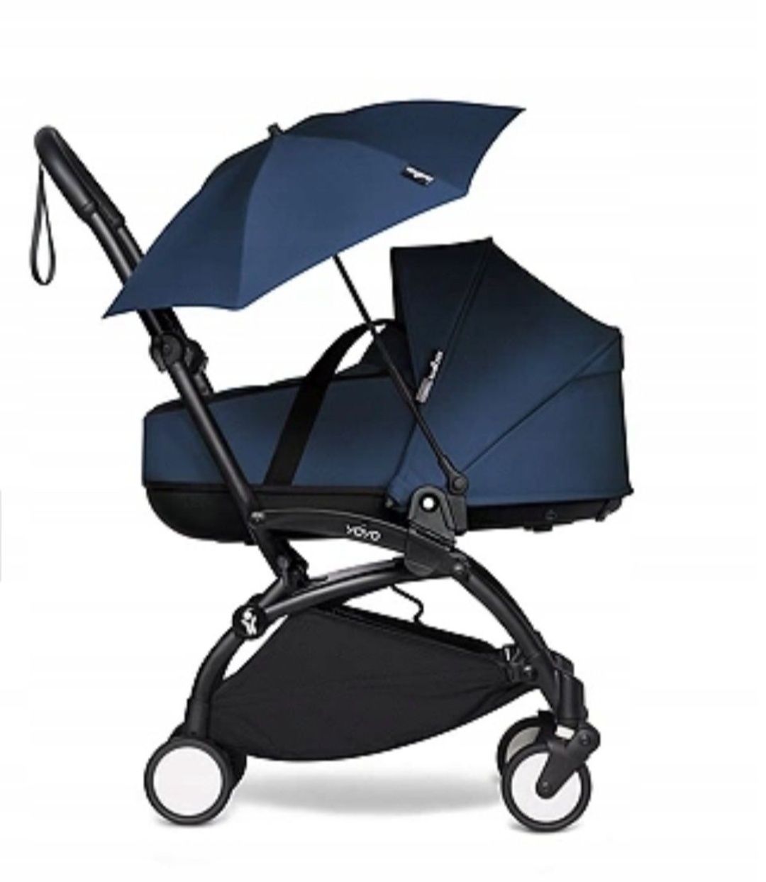 Parasol do wózka UV niebieski mothercare 65 cm