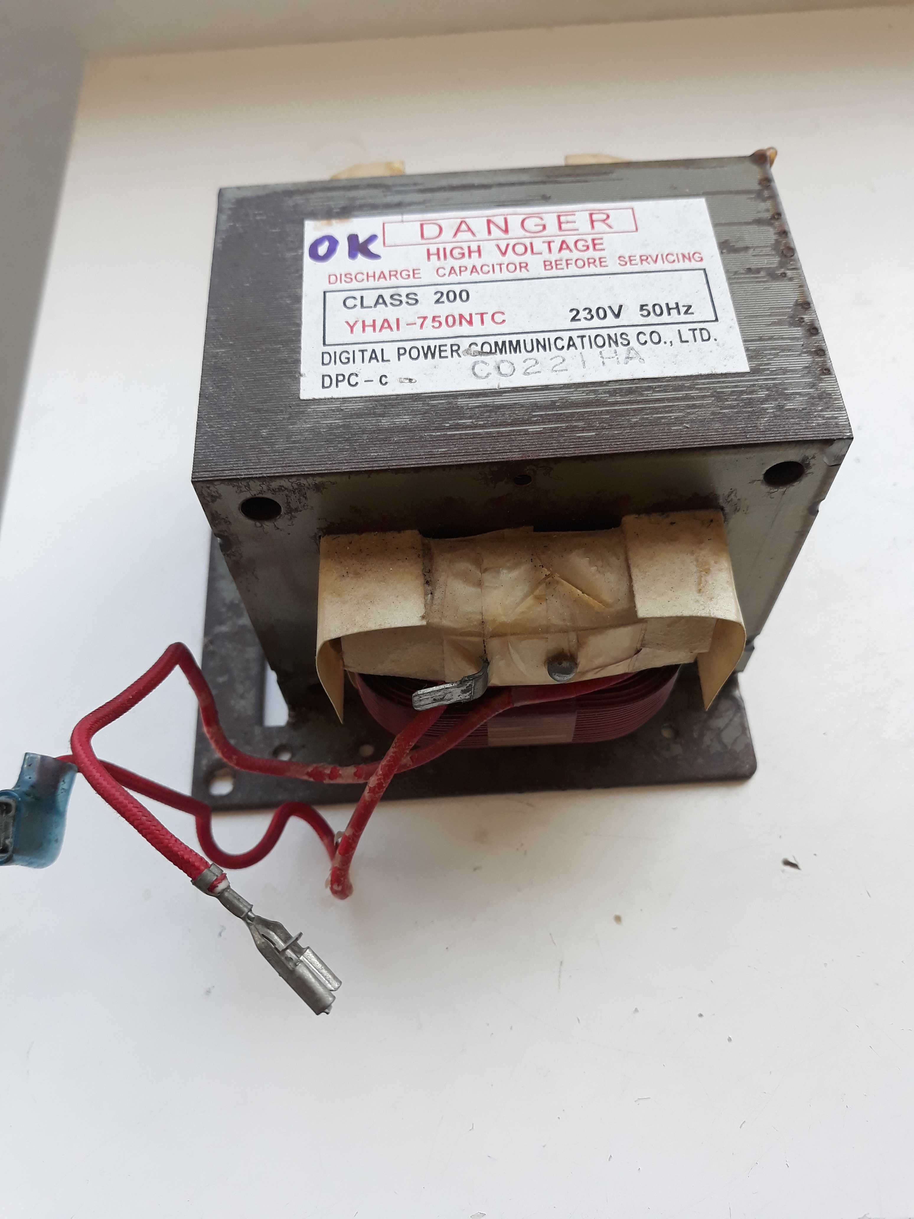 Vendo transformador para micro-ondas