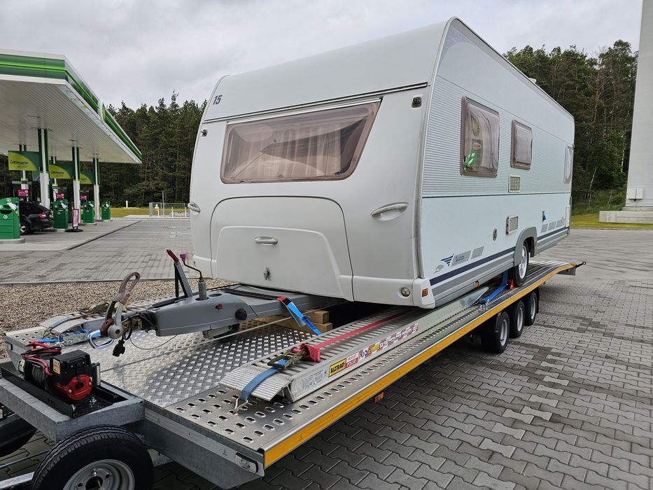 Transport przyczep kempingowych i kamperów