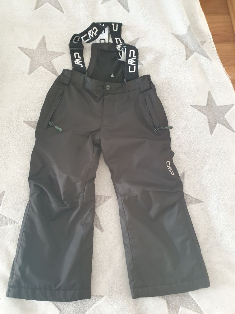 Spodnie czarne zimowe narciarskie kombinezon CMP 104