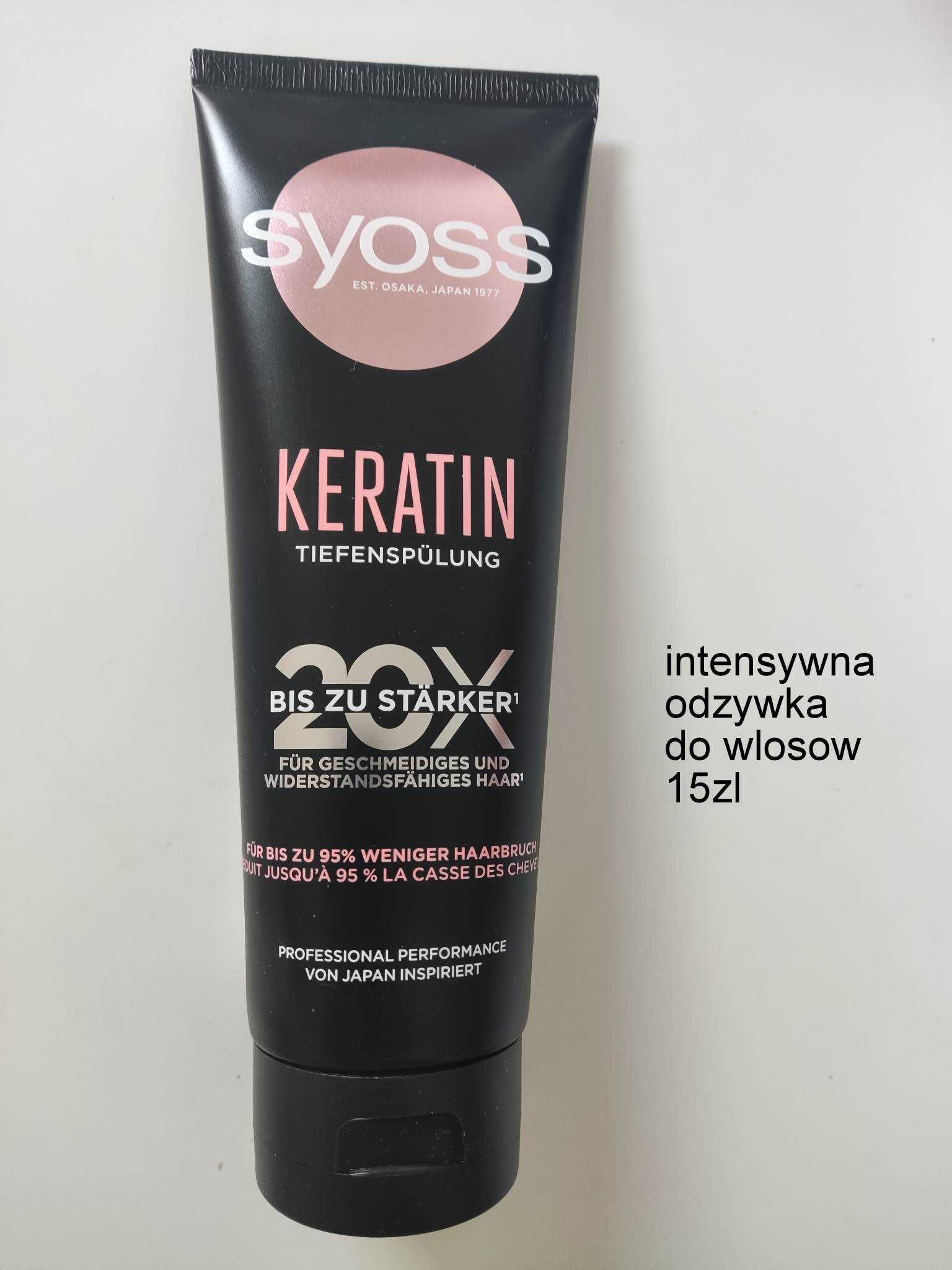 SYOSS KERATIN
odżywka do włosów słabych i łamliwych