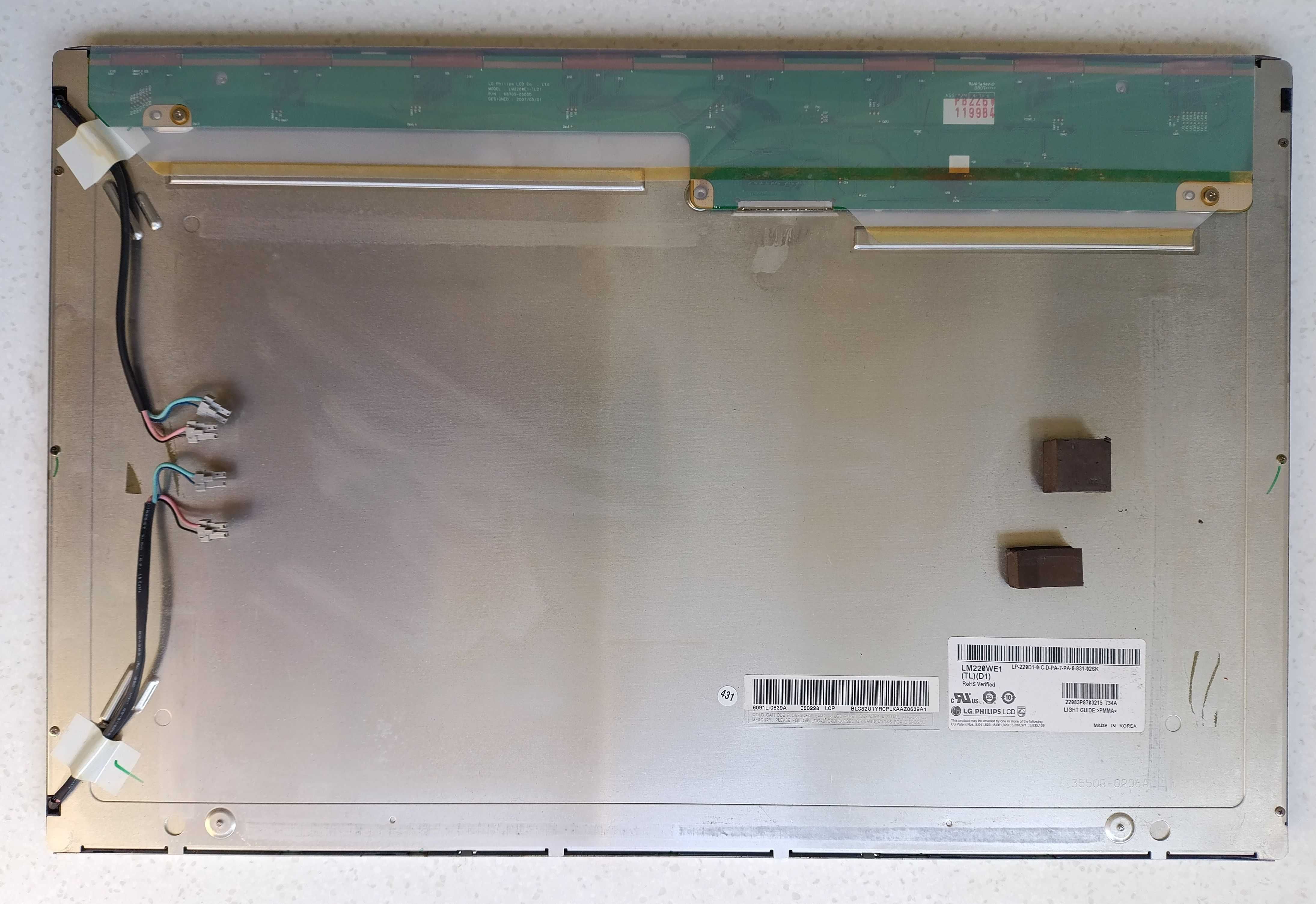 Дисплей Матрица LM220WE1 (TL) (D1) 22" TFT LCD (оригінал)