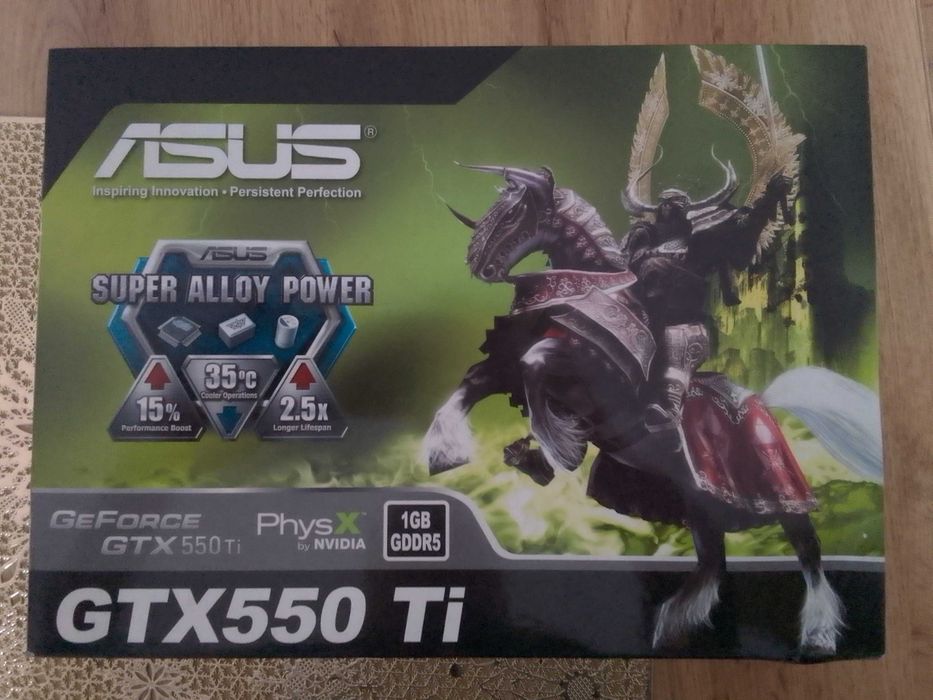 Karta graficzna GTX 550 Ti Asus 1GB  GDDR5