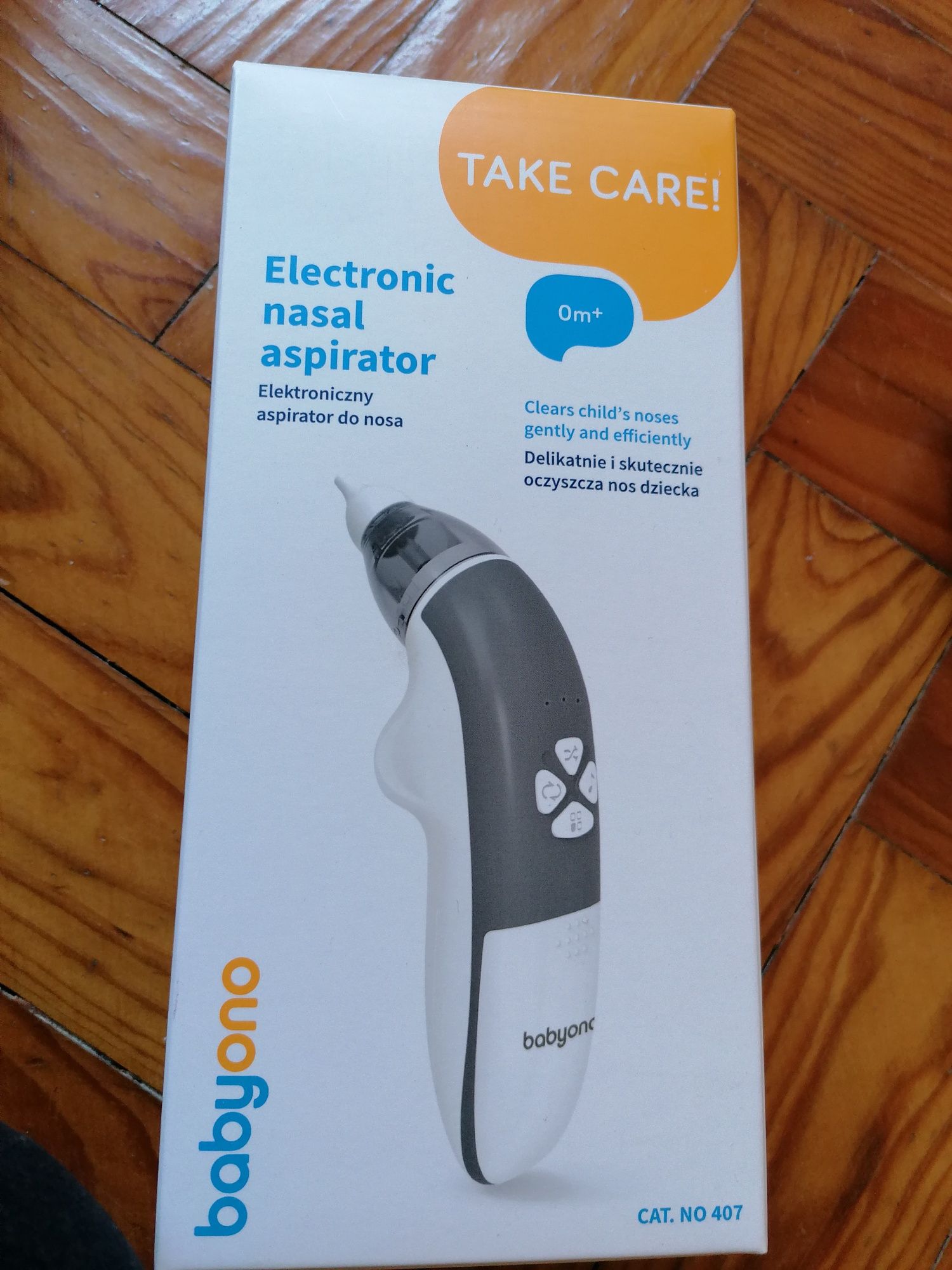 Aspirador nasal elétrico para bebé da marca BabyOno