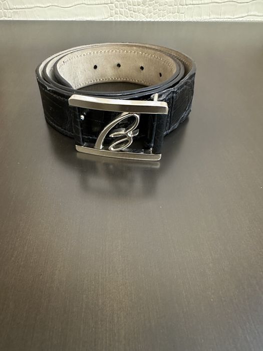 Оригинальный ремень Brioni из крокодила