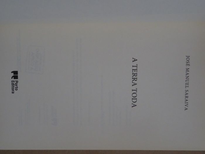 A Terra Toda de José Manuel Saraiva