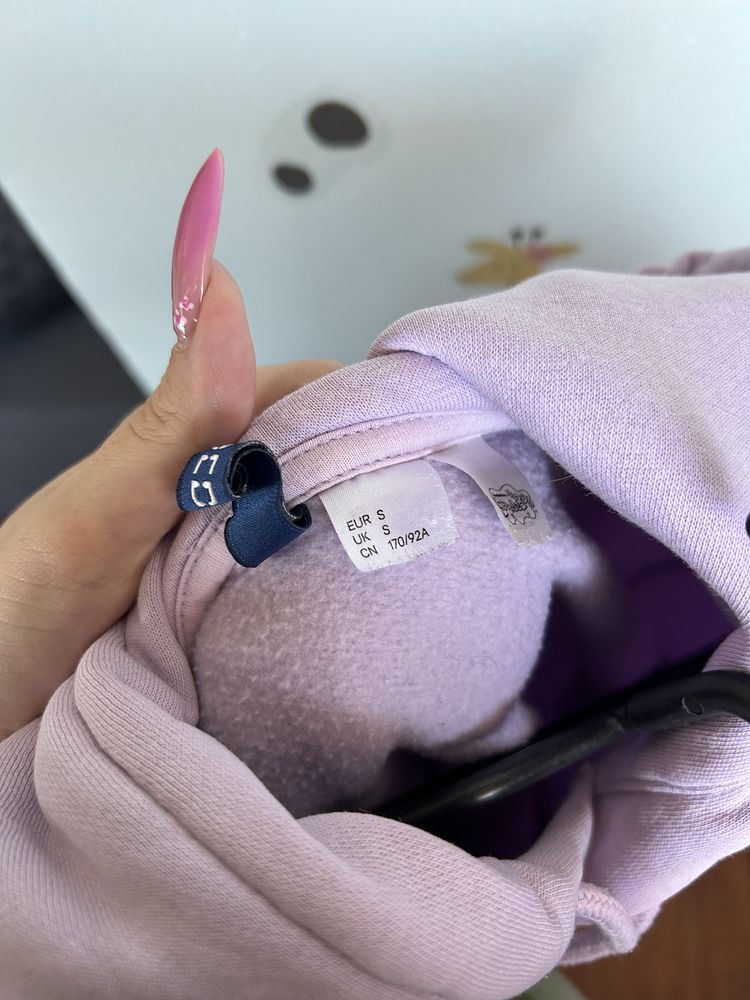 Liliowa bluza spongebob Patryk H&M 36