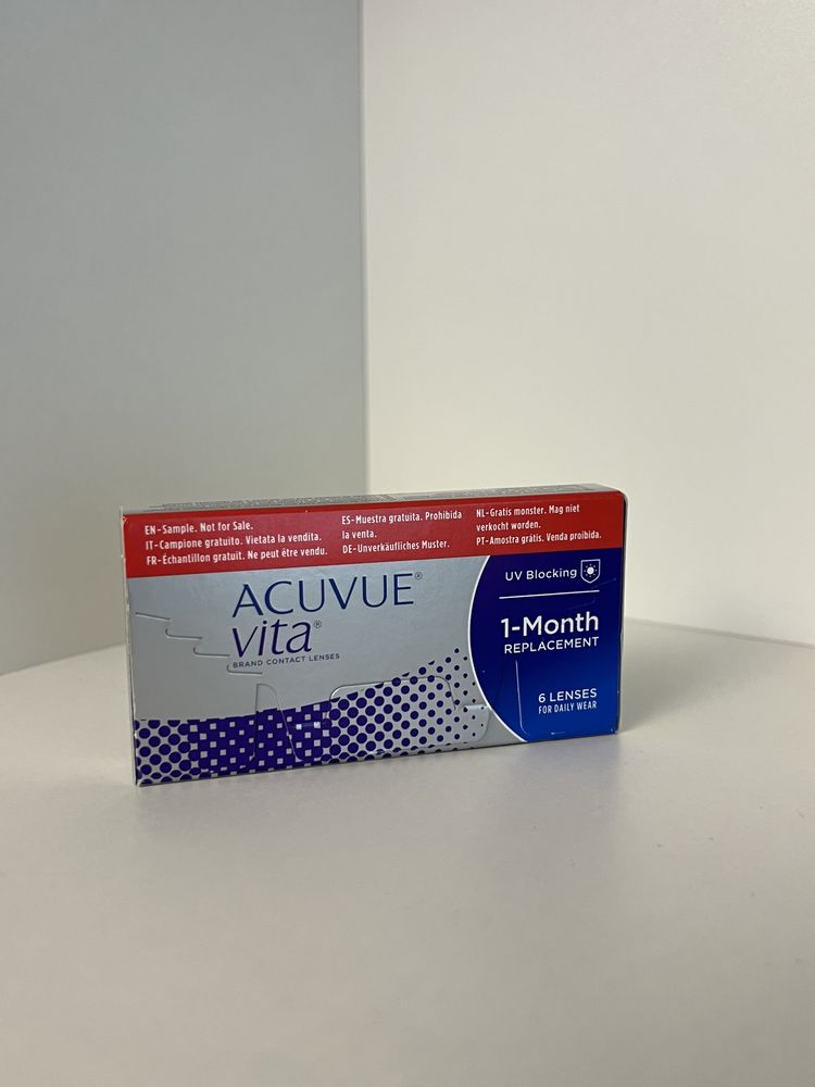 Місячні контактні лінзи Acuvue Vita (6штук)