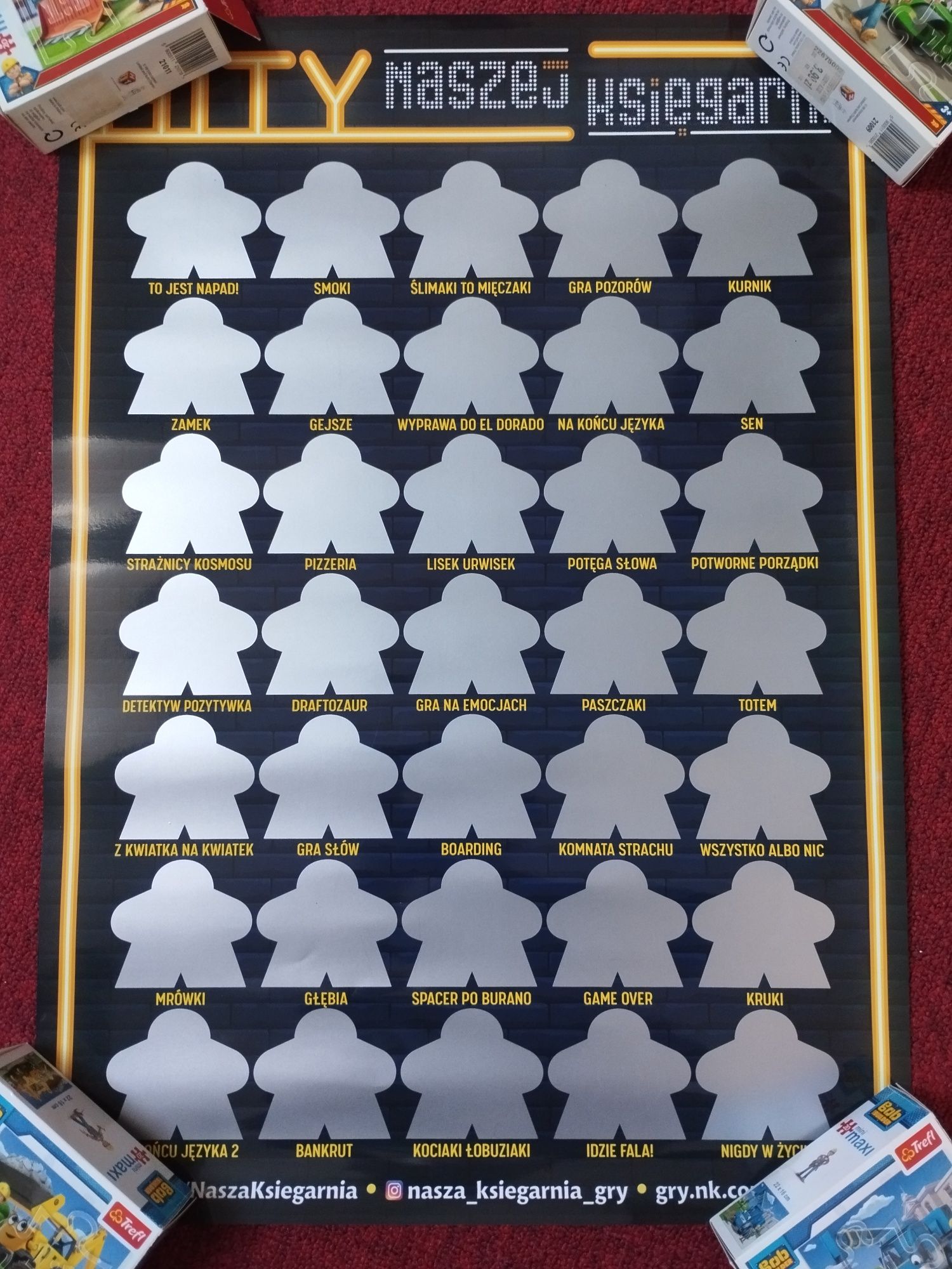 Plakat zdrapka NK