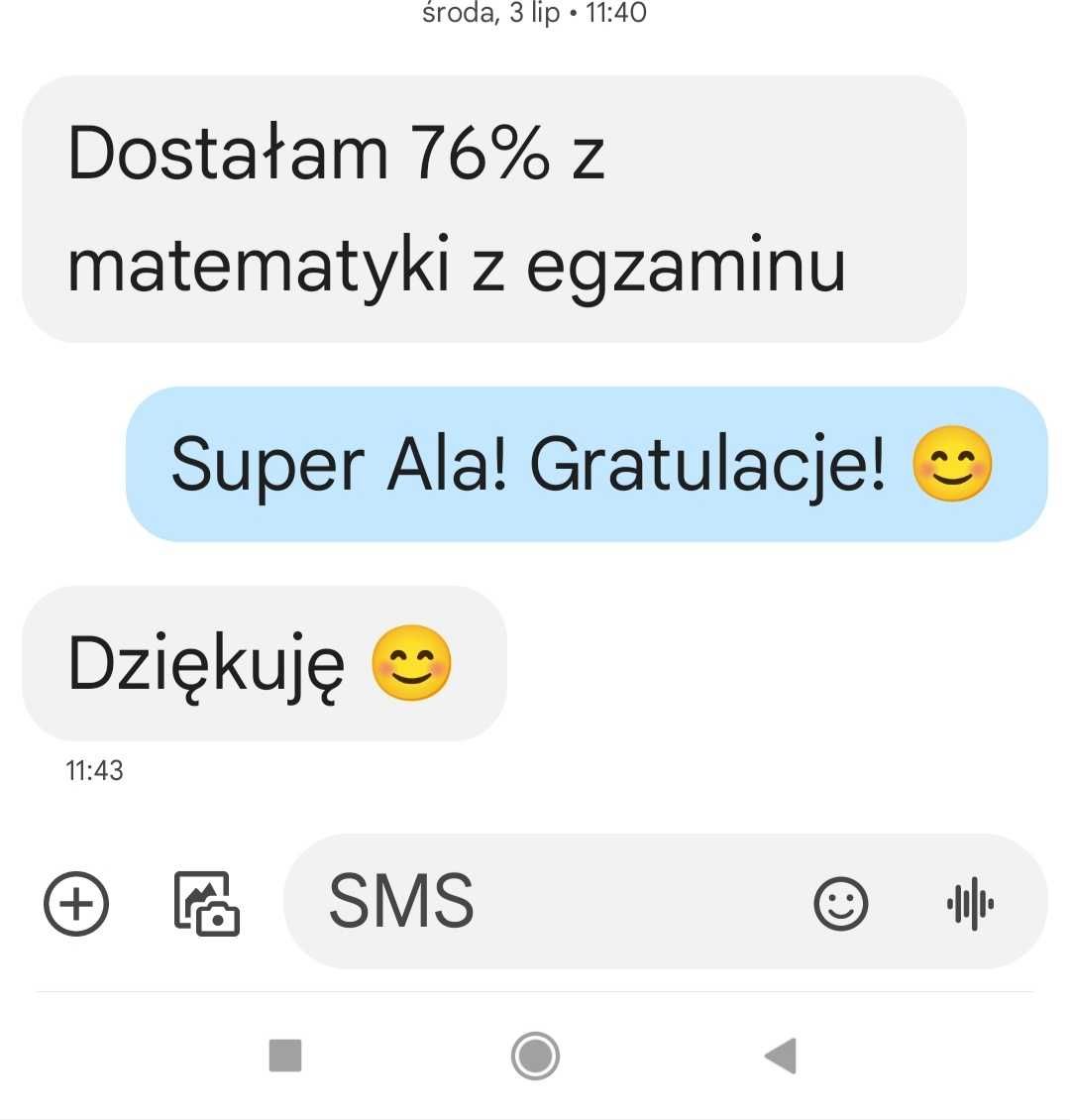 Korepetycje Matematyka / Nauczyciel Matematyki / Zdalnie