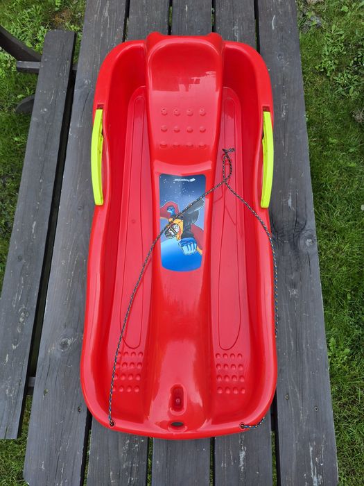 Sanki dla dzieci ślizgacz ślizg czerwony