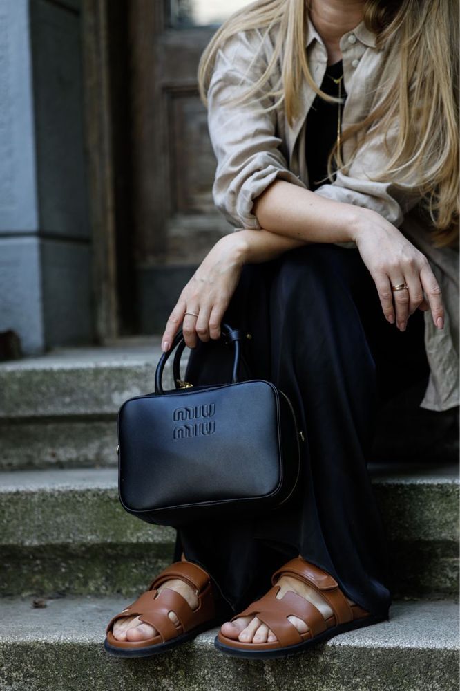 Torebka Miu Miu Top-Handle Bag Black