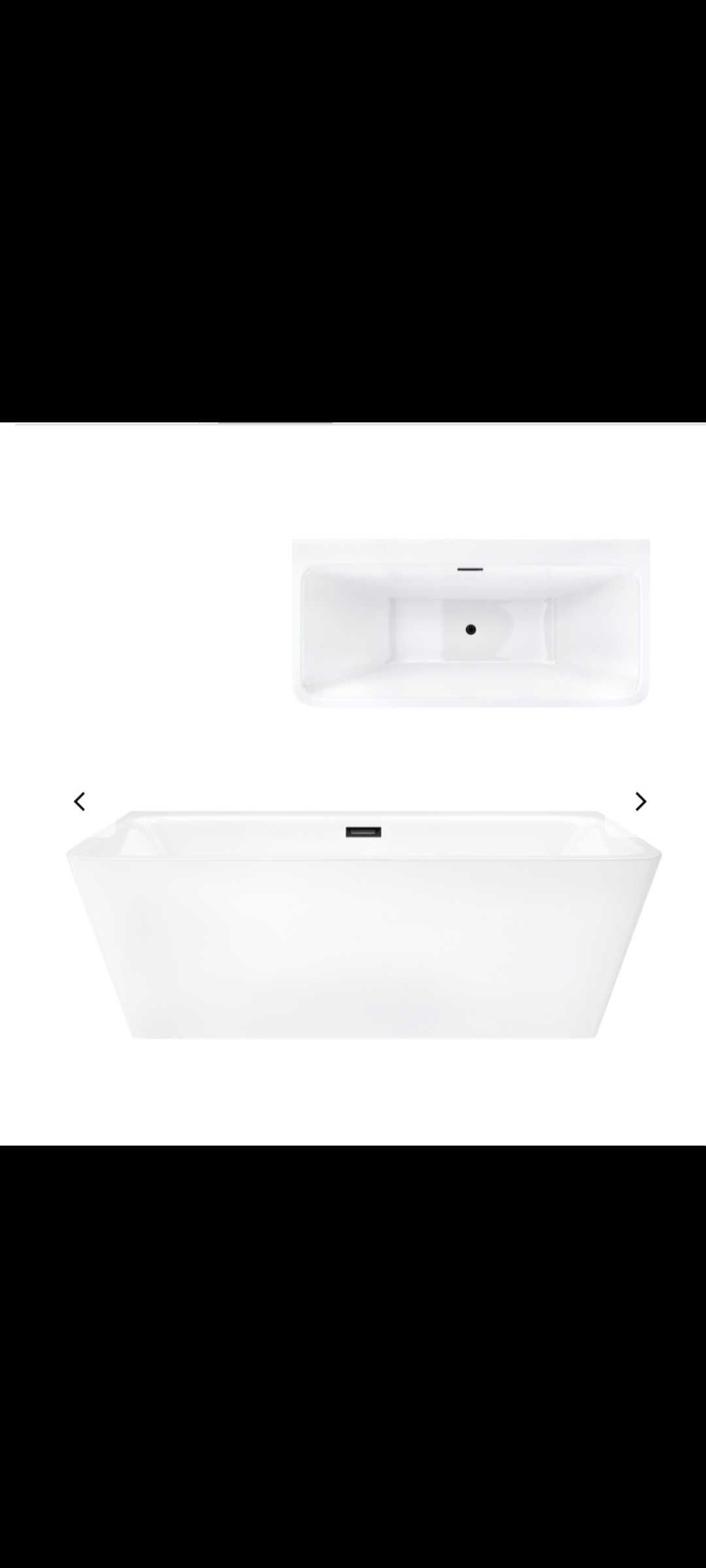 Wanna ISEO L 160cm nowa,  dodatkowo baterie czarny mat nowe