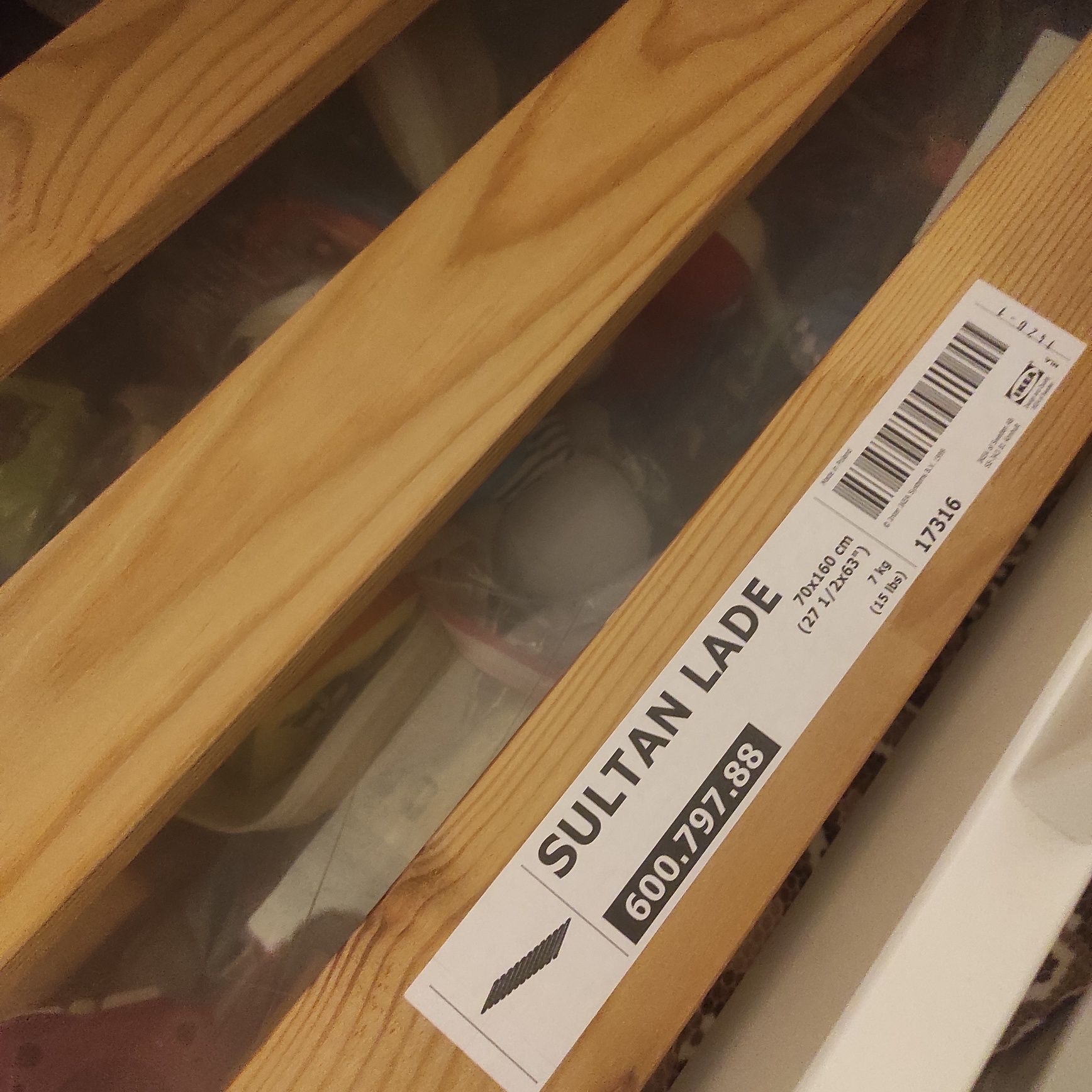 Łóżko Ikea Sultan Lade 70*160