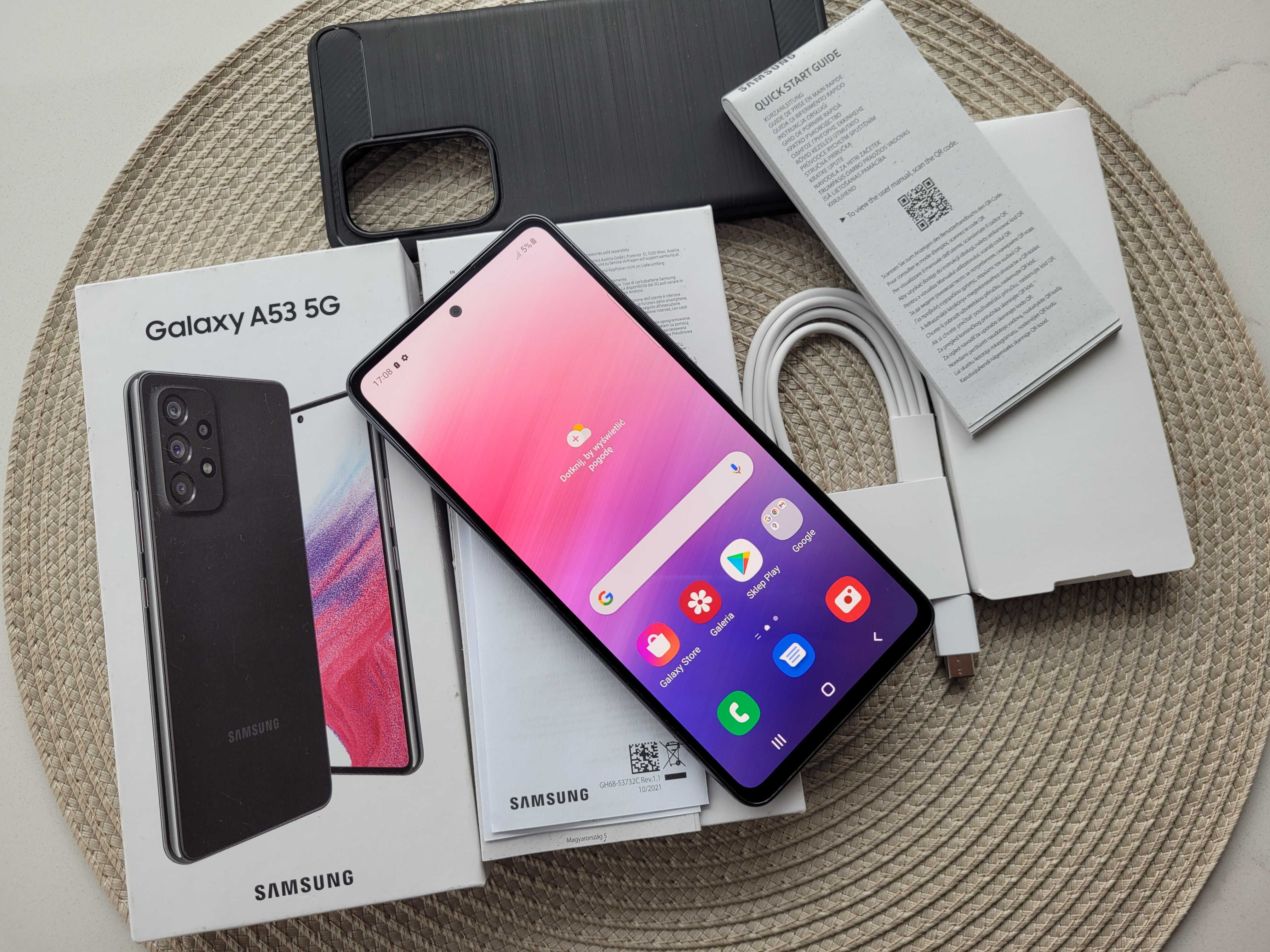 Samsung Galaxy A53 5G 128GB/6GB SM-A536B/DS Dual Sim BDB stan 64 Mpx!