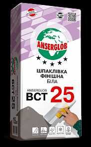 Шпаклевка фасадная финишная "ВСТ-25" (белая) "Anserglob" 15 кг