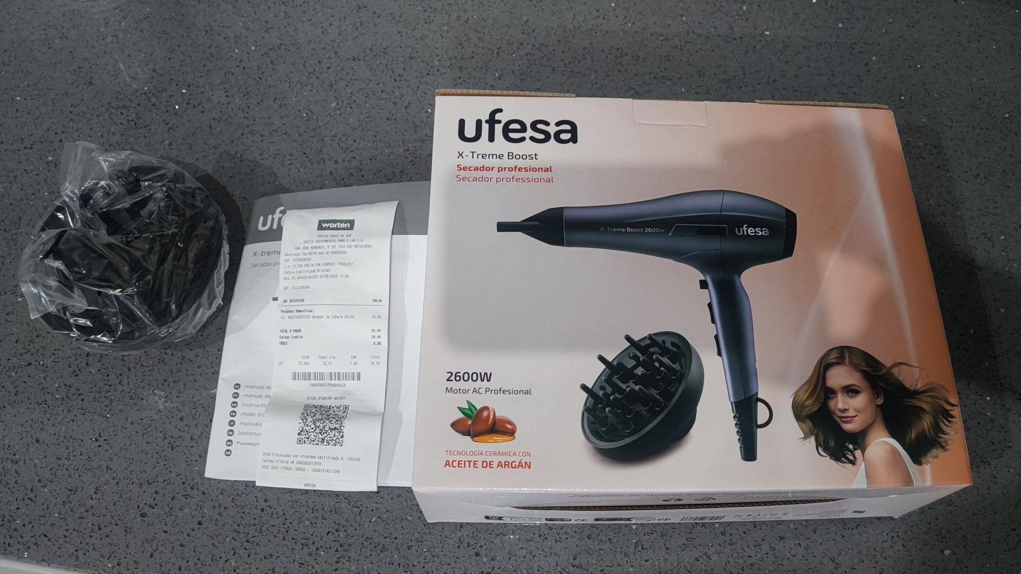 Secador cabelo Ufesa