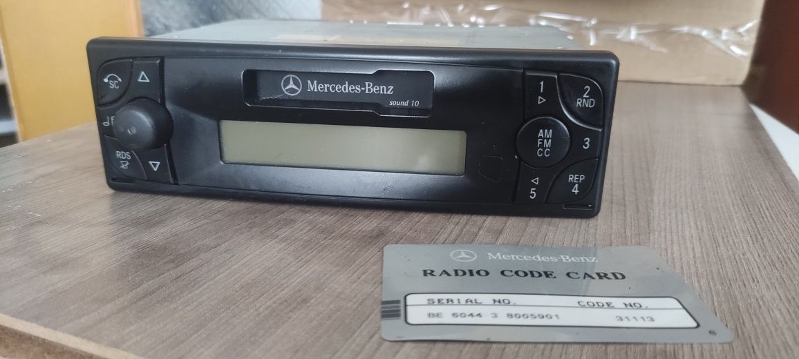 Radio samochodowe Mercedes Benz sound 10 sprawne kod oryginał