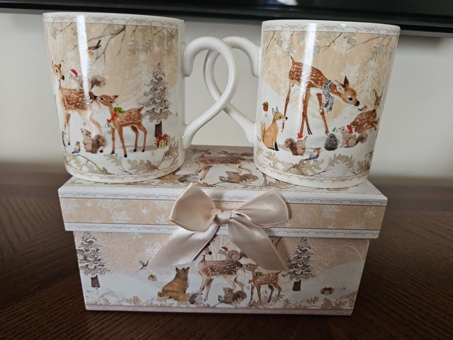 Zestaw 2 kubków świątecznych
