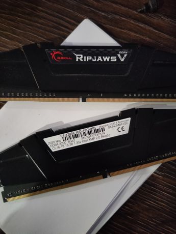 Оперативная память  DDR4 G.skill ripjawsV F4-3200c16-8gvkb (kit 2x8gb)