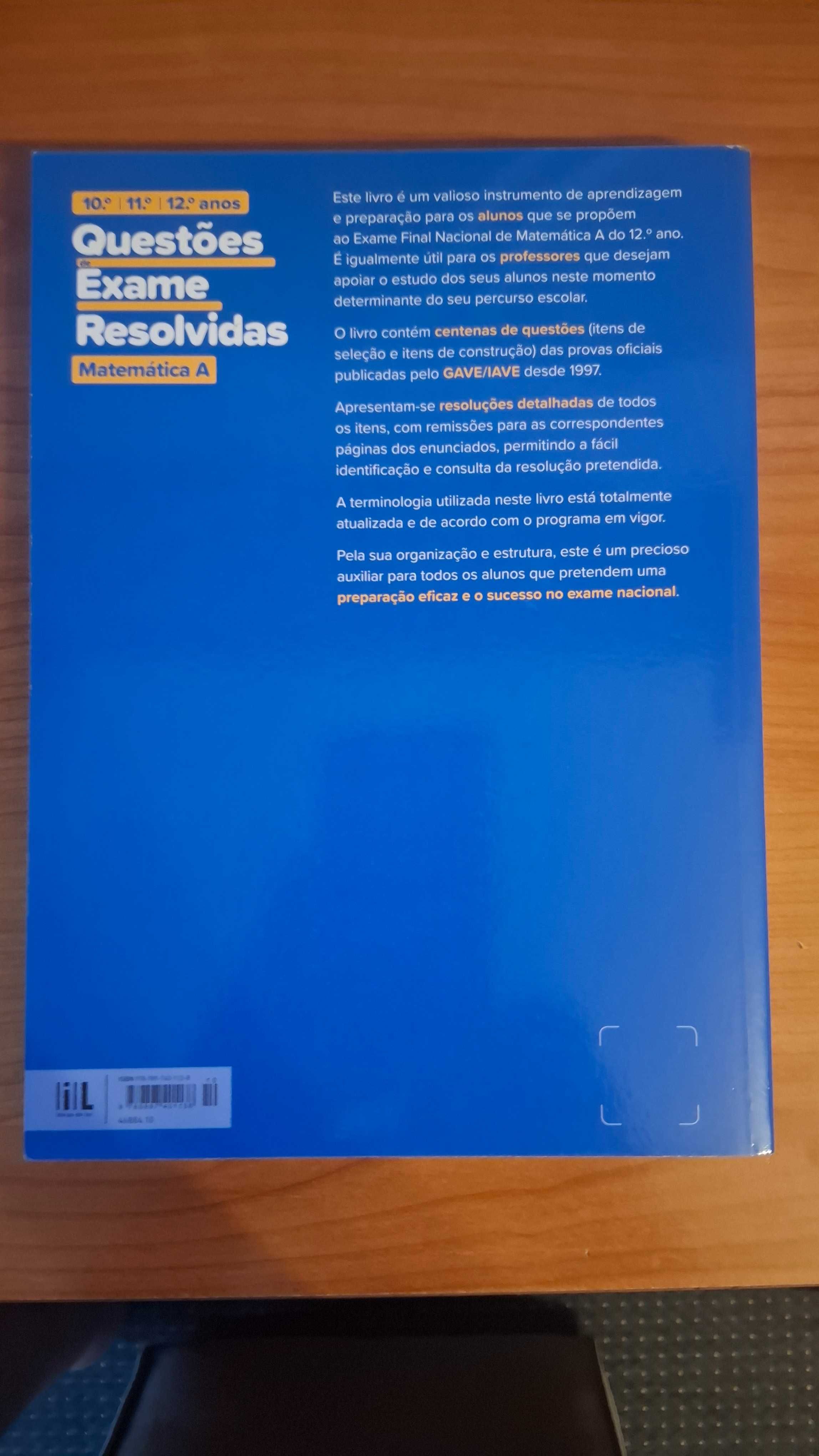 Manual questões de exame resolvidas Matemática A
