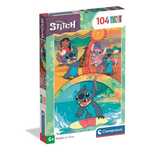 Puzzle Clementoni Disney Stitch Super Color 27x38cm 104 peças