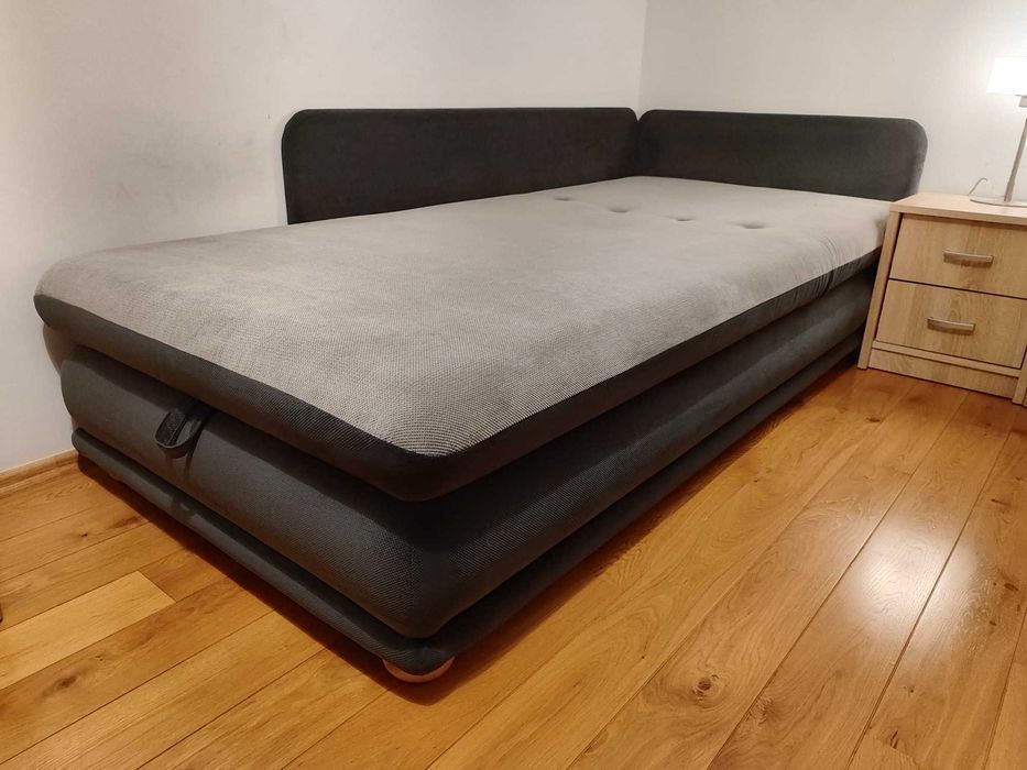 Tapczan Midi LBKL 90x200 z bokiem 2/3 wygodny solidny