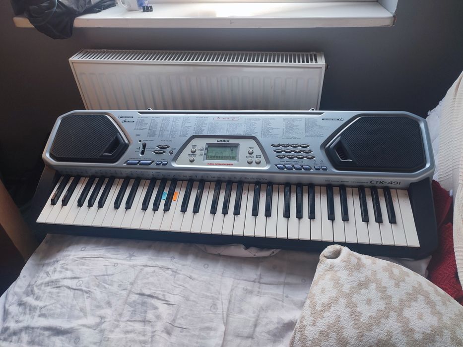 Keyboard Casio CTK-491 / klawisze, pianino
