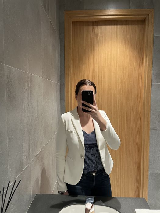 Biała marynarka orsay 36