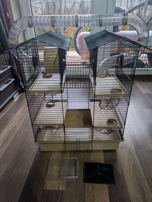 Klatka dla gryzonia (chomika, myszy, szczura itp.)