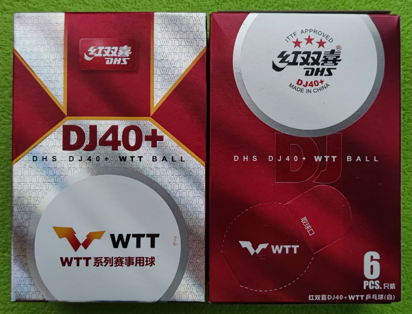 Мячі оригінал DHS CELL-FREE DUAL 3* D40+ ITTF WTT BALL DJ40+