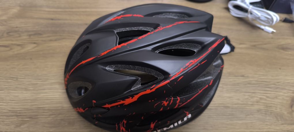 Capacete bicicleta ciclismo com viseira