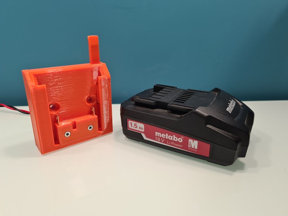 2x Adapter do baterii Metabo 18V z przewodami