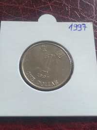 Moneta Hong Kong 1 dolar 1997