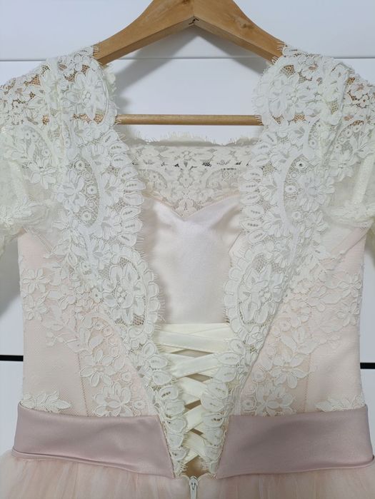 Сукня весільна пудрового кольору