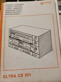 Eltra CS 201 radiomagnetofon oryginalna instrukcja serwisowa