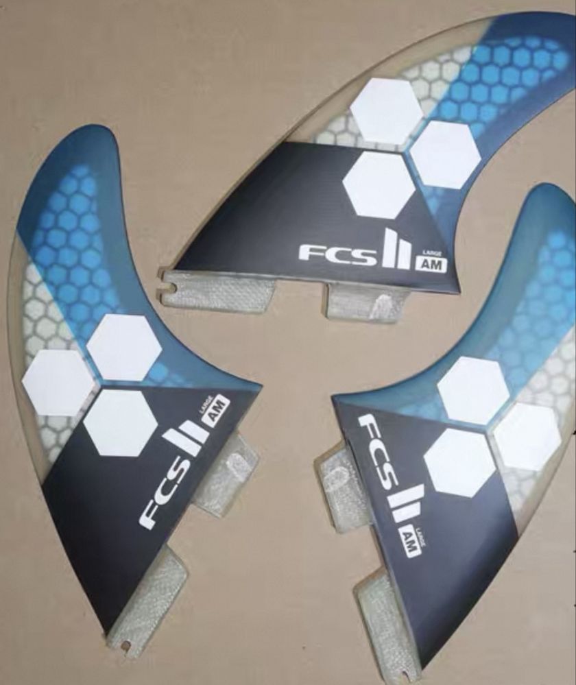 Materiais surf (decks, quilhas fcs2, quilhas softboard e leashes)